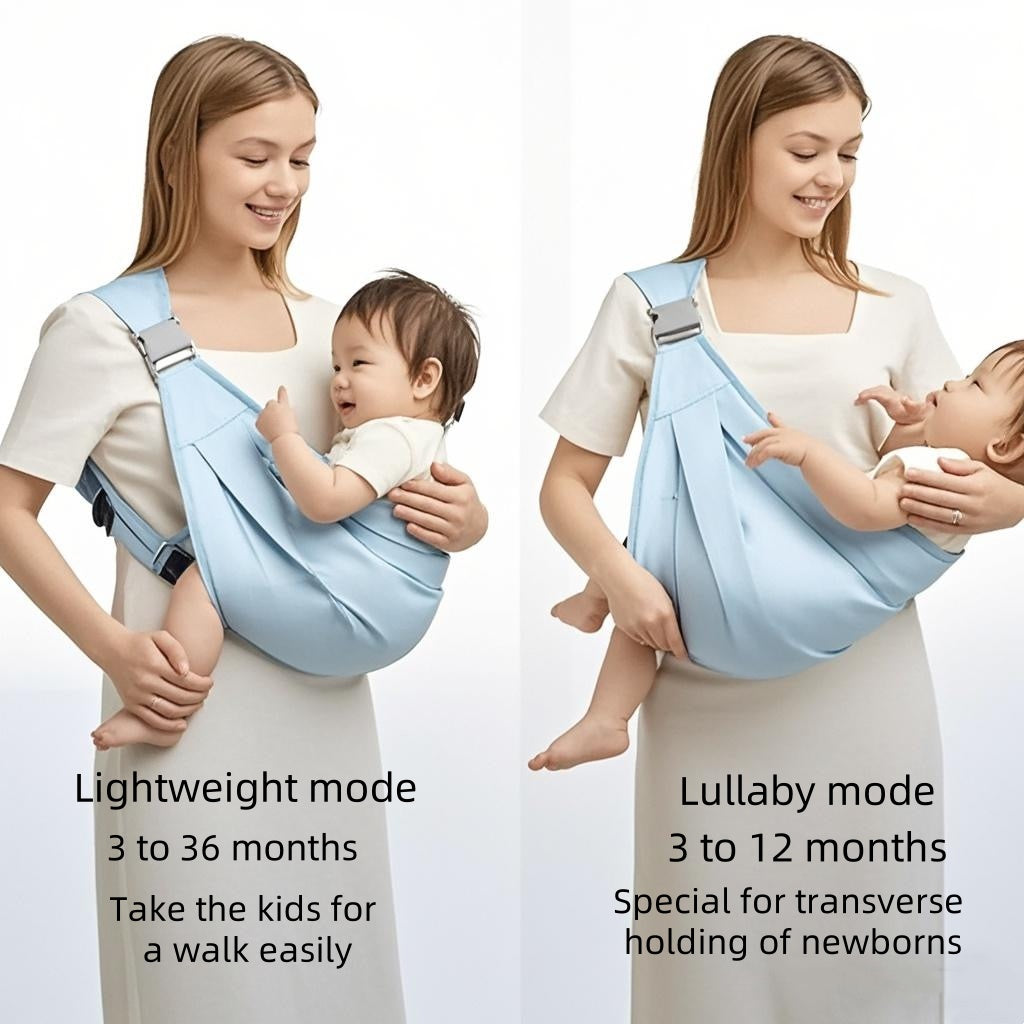 [DFC] Baby carrier, horizontal holding type, flat lying feeding carrier, baby holding carrier, binding strap, waist stool, product weight 300g