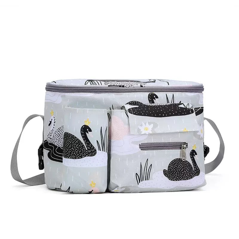 [DFC] Baby stroller hanging bag, multi-functional outdoor mom bag, waterproof mother and baby storage bag, stroller bag, baby stroller bag，It weighs approximately 220g