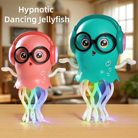 [DFC] auto dancing jellyfish octopus this glowing smart obstacle avoidance toy with wheels is the fun stress relief gift for all ages,Weight 265g