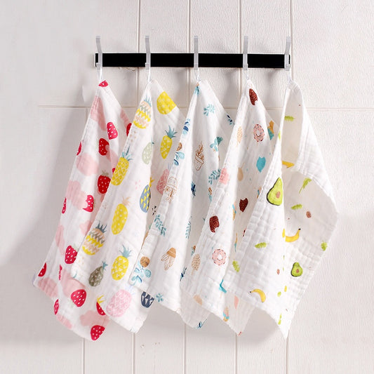 [DFC] Baby Drool Cloths Multi Use Burp and Wash Cloths Super Soft Extra Absorbent Towels for Newborns and Infants,Weight 60g