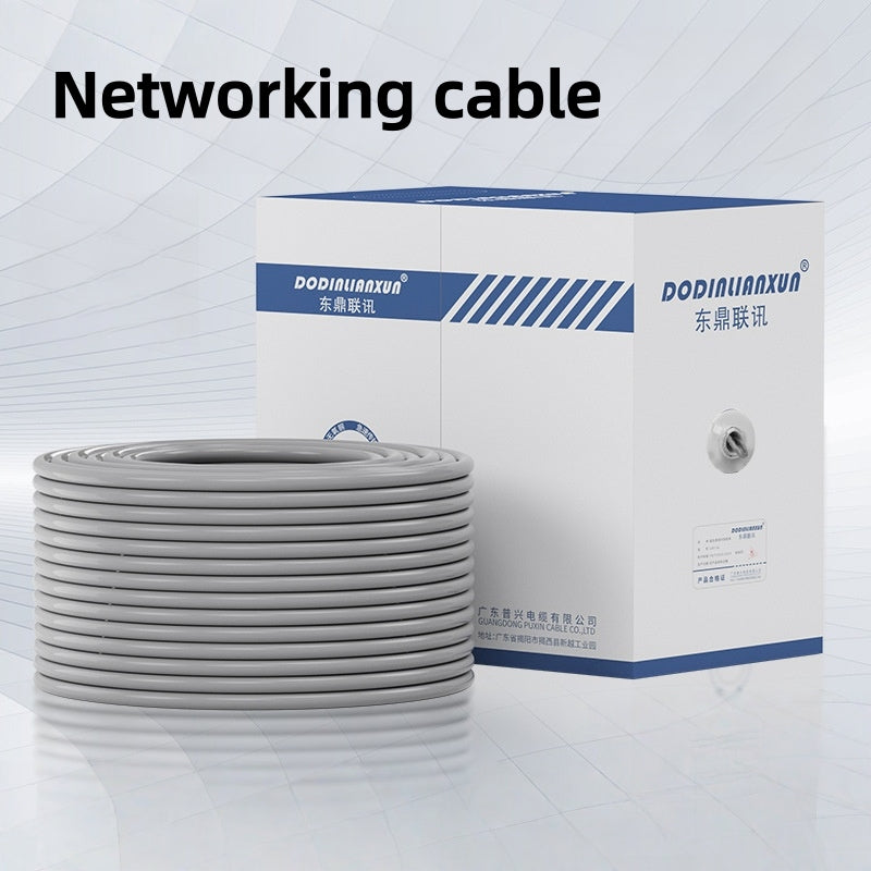 [DFC] Bulk CAT5e Network Cable Oxygen Free Copper Passed FLUKE Test for Home Installation and Internet Wiring