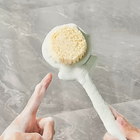 [DFC] Baby Mom Bath Brush Long Handle Soft Bristles Back Lathering Simple Design