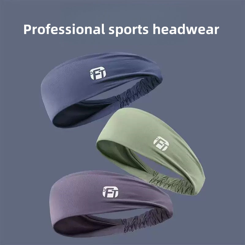 [DFC] Exercise Hair Band For Boys And Girls, Running Antiperspirant Hair Band For Boys And Girls, Fitness Anti-sweat Headscarf, Basketball And Badminton Sweat-absorbing Hair Band,Weight 14g
