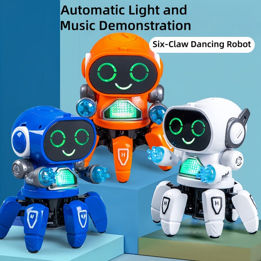 [DFC] Interactive robotic octopus toy that dances and sings with cool light shows providing fun smart entertainment for children,Weight 365g