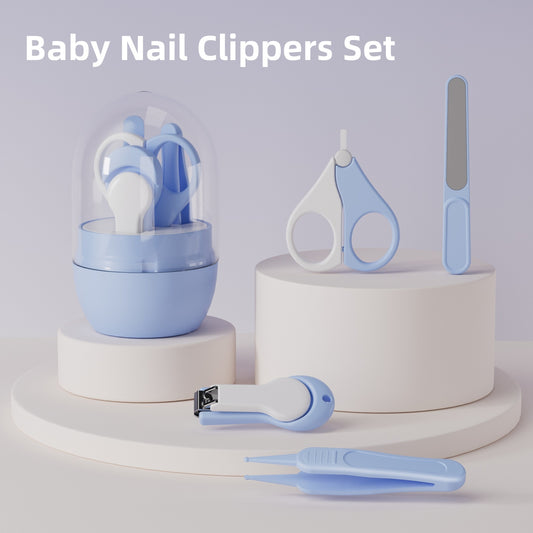 [DFC] Baby Nail Clippers Set for Newborns Infants Children Safe Pinch Free Trimming Kit
