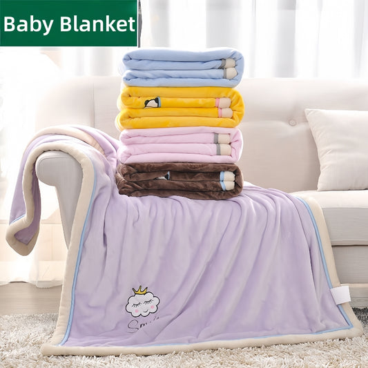 [DFC] Small quilt, nap office small blanket, children's small blanket, single person thickened warm, double-layer baby blanket, gift blanket, soft and comfortable,Weight 535g