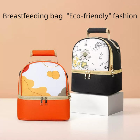 [DFC] Portable milk bag for work, breast milk ice bag, milk suction device, storage bag, insulated milk bag, fashionable mom bag, weighs 330g