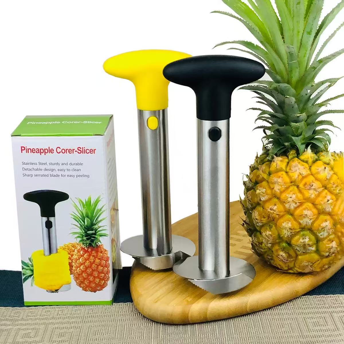[DFC]Pineapple Peeler, Pineapple Peeling Machine, Pineapple Cutting And Core Extraction Device, Fruit Core Separator, Tropical Fruit Separator, Weight 200g