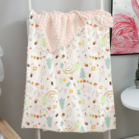 [DFC] Blanket, Baby Cotton Towel, Baby Comforter, Doudou Summer Blanket, Weight 310g