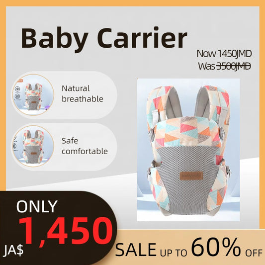 [DFC] Convenient baby carrier for outdoor, dual-purpose front and back waist stool, baby front-hugging horizontal waist stool, fashionable baby carrier,weight 350g