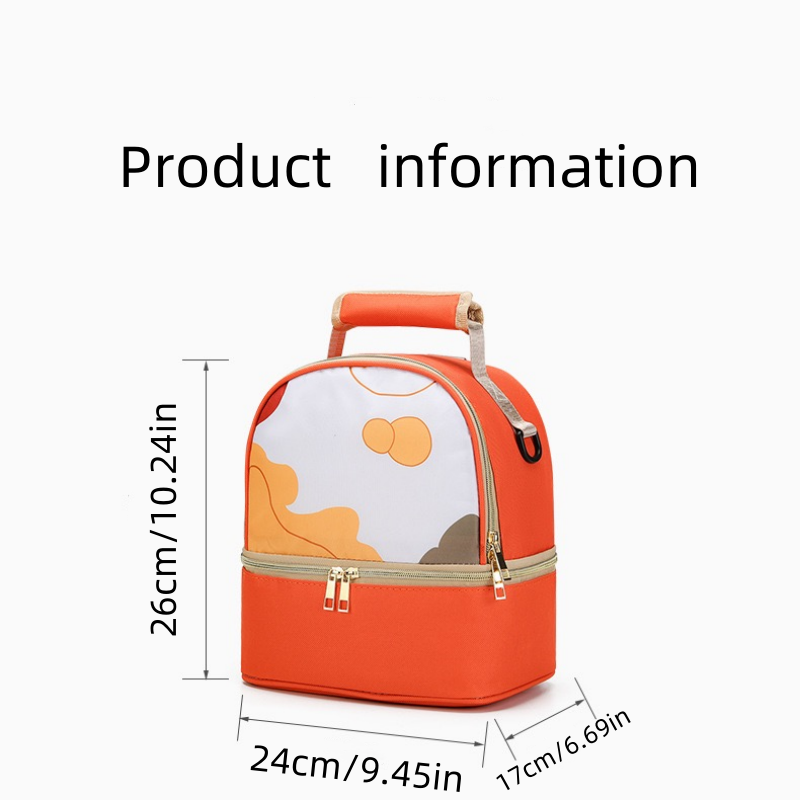[DFC] Portable milk bag for work, breast milk ice bag, milk suction device, storage bag, insulated milk bag, fashionable mom bag，It weighs approximately 330g