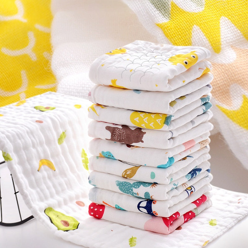 [DFC] Baby Drool Cloths Multi Use Burp and Wash Cloths Super Soft Extra Absorbent Towels for Newborns and Infants,Weight 60g