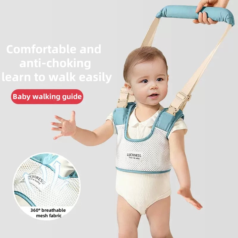 [DFC] Baby walker with handle, baby learning to walk and stand, anti-fall, children's waist support and traction rope, suitable for all seasons Weight 190g