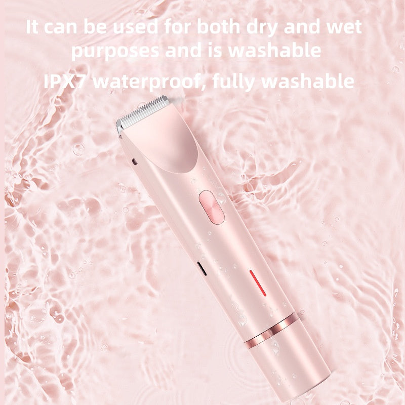 [DFC] Electric Hair Remover, Private Area Hair Remover, Men's And Women's Hair Remover, Washable Dry And Wet Dual-purpose Hair Removal Device，weight 230g