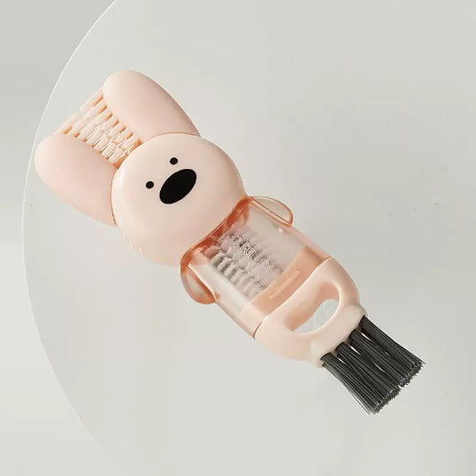 [DFC] Bottle cap brush; Four-piece cup lid brush, Baby bottle and water cup brush, Gap cleaning brush, Bottle cleaning tool