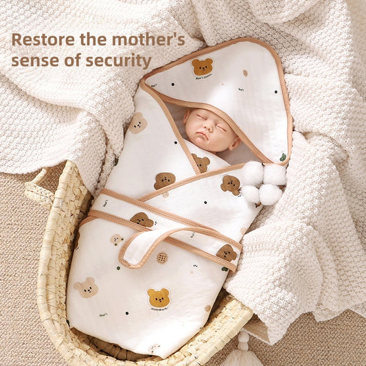 [DFC] Newborn Swaddle Blanket All-Weather Baby Wrap Thermal Warm