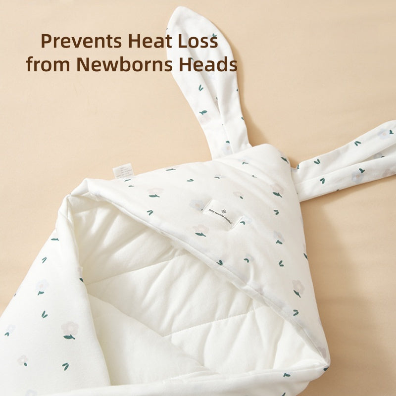 [DFC] Infant Swaddle Blanket, Thickened Newborn Essentials 2-in-1 Delivery Room Wrap Outdoor Windproof Sun Protection Cover,Weight 600g