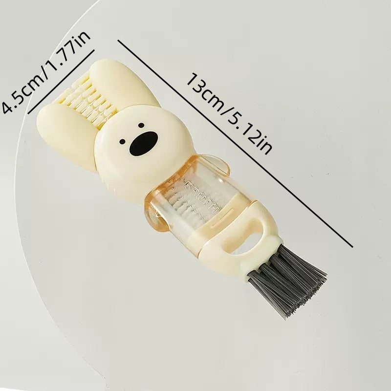 [DFC] Bottle cap brush; Four-piece cup lid brush, Baby bottle and water cup brush, Gap cleaning brush, Bottle cleaning tool