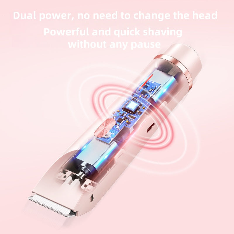[DFC] Electric Hair Remover, Private Area Hair Remover, Men's And Women's Hair Remover, Washable Dry And Wet Dual-purpose Hair Removal Device，weight 230g