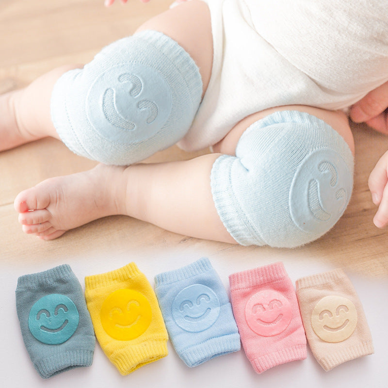 [DFC] Baby terry socks, elbow protector, toddler, crawling knee protector, baby knee protector, smiley face knee protector