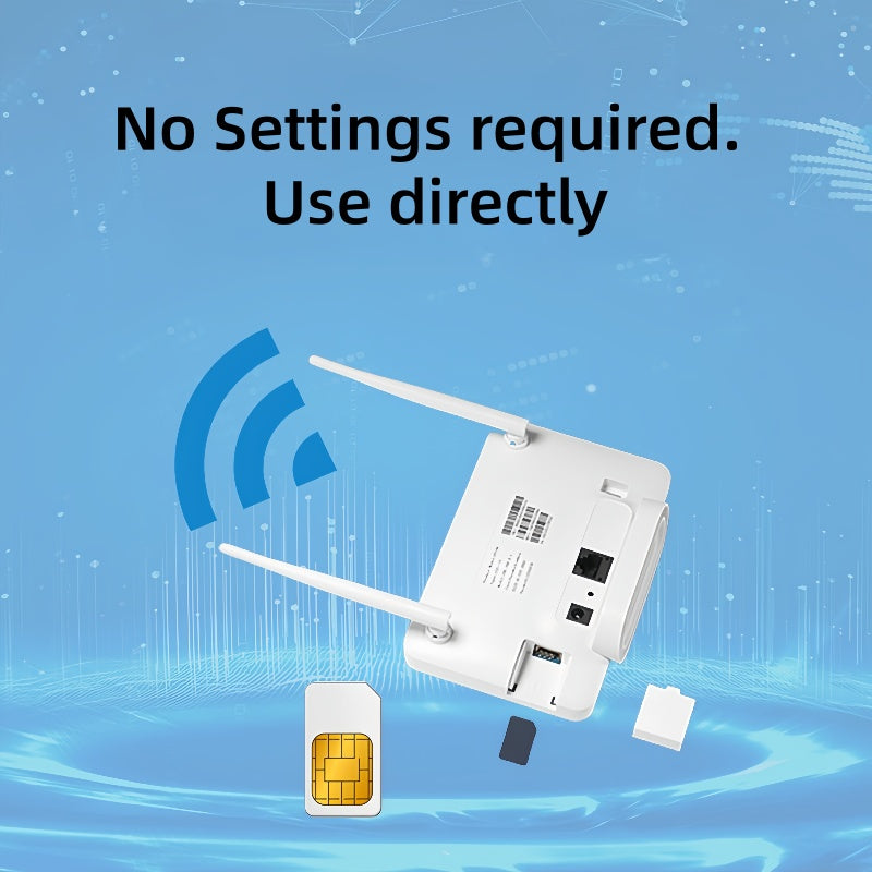 [DFC] 4G LTE CPE Router, sets up a wireless network for your office simply by inserting a SIM card It delivers reliable WiFi for various business needs