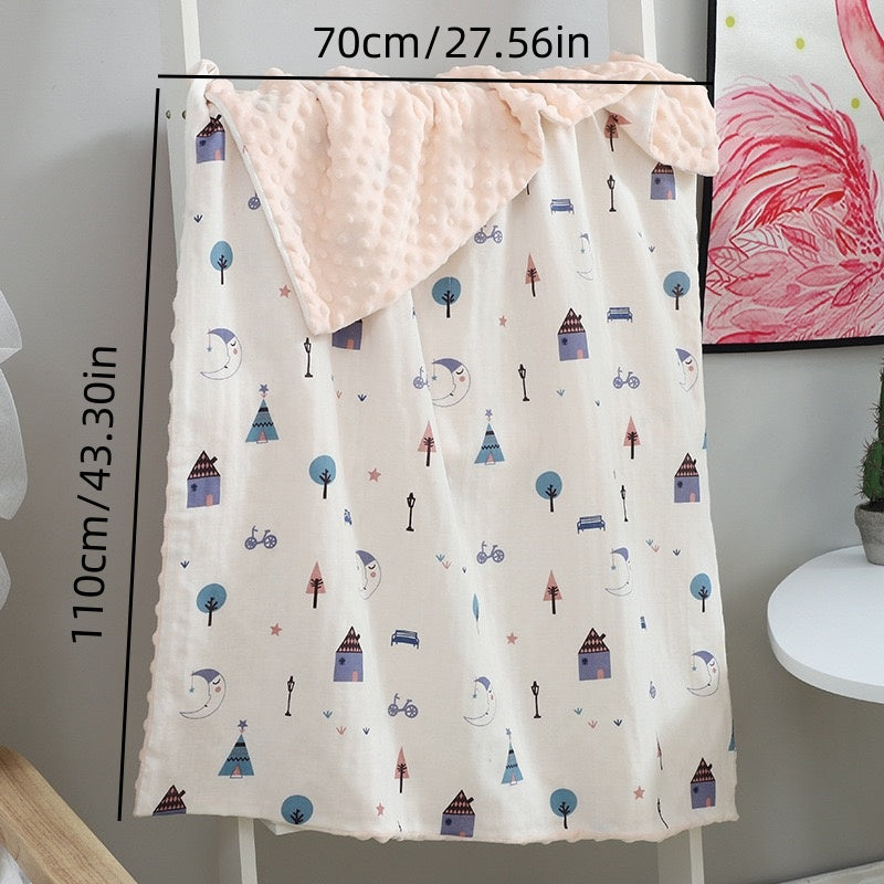 [DFC] Blanket, Baby Cotton Towel, Baby Comforter, Doudou Summer Blanket, Weight 310g