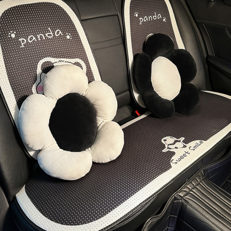 [DFC] Car waist cushion, home cushion, all-season universal waist protection, car pillow, cute flower, soft and comfortable