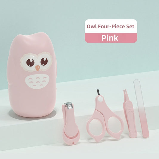 [DFC] Cute Baby Nail Clippers Set for Newborns Safe Scissors Trimming Kit Essential Infant Care Tool