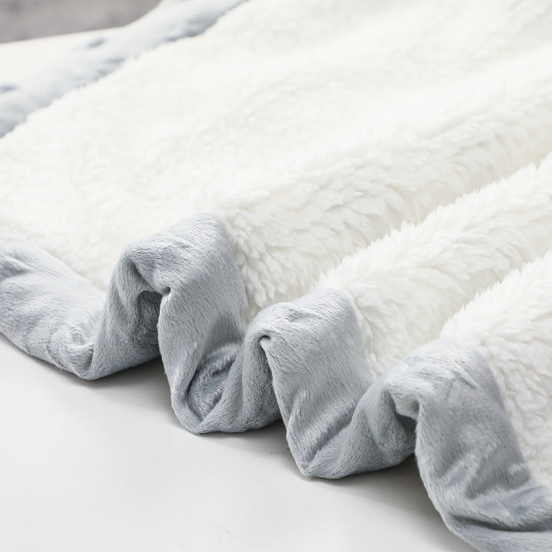 [DFC] Baby blanket Double-layered, soothing and warm,Comfortable And Skin-friendly