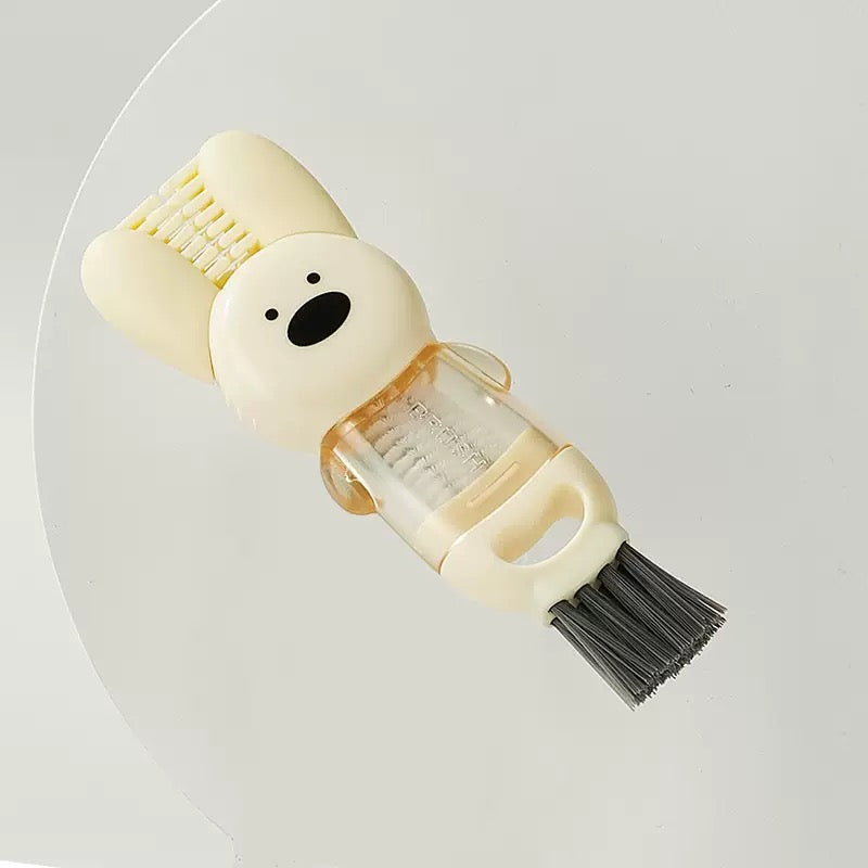 [DFC] Bottle cap brush; Four-piece cup lid brush, Baby bottle and water cup brush, Gap cleaning brush, Bottle cleaning tool