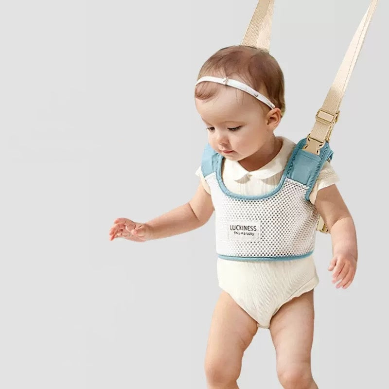 [DFC] Baby walker with handle, baby learning to walk and stand, anti-fall, children's waist support and traction rope, suitable for all seasons Weight 190g