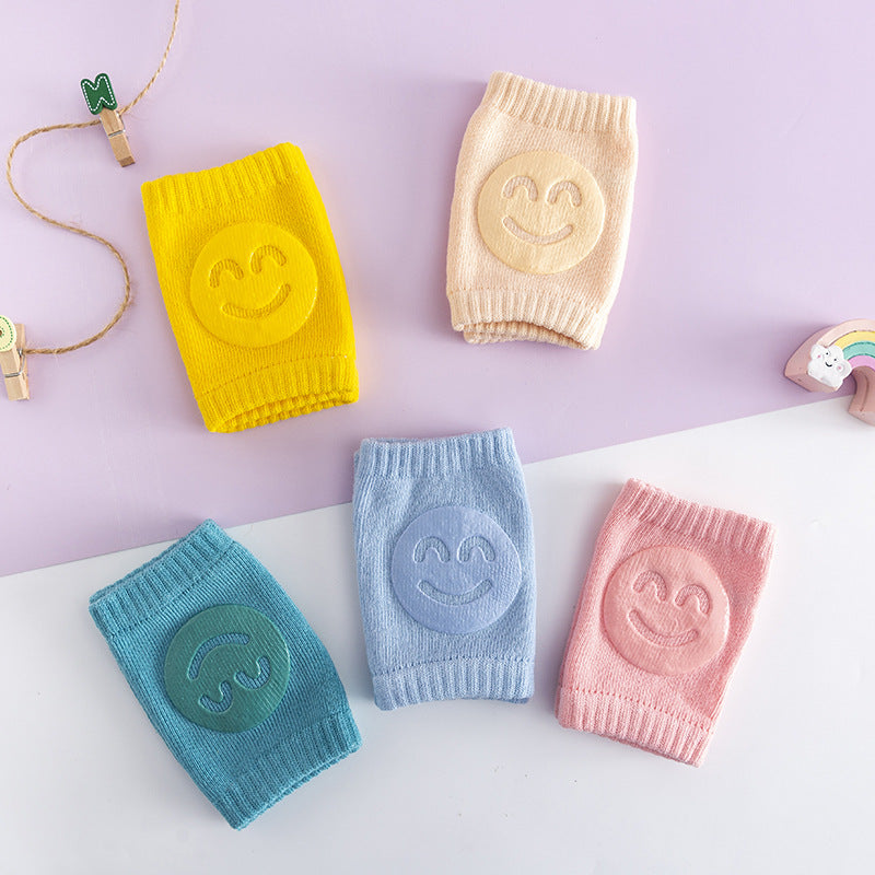 [DFC] Baby terry socks, elbow protector, toddler, crawling knee protector, baby knee protector, smiley face knee protector