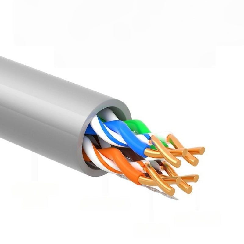 [DFC] Bulk CAT5e Network Cable Oxygen Free Copper Passed FLUKE Test for Home Installation and Internet Wiring