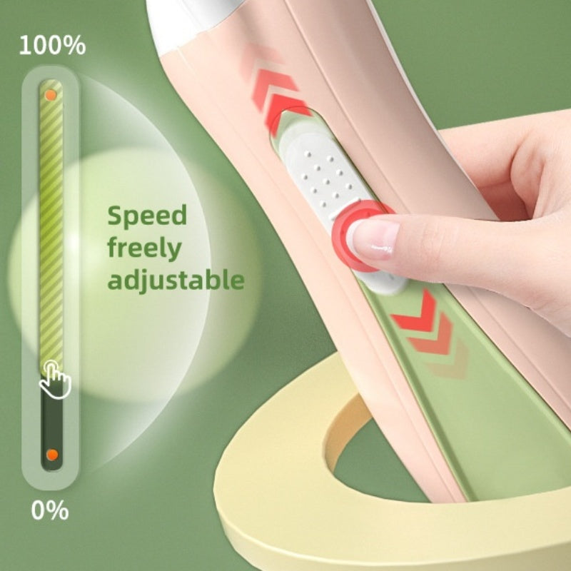 [DFC] Baby Electric Nail Trimmer, Grinder Safe Care Kit for Newborns and Children, Battery needed