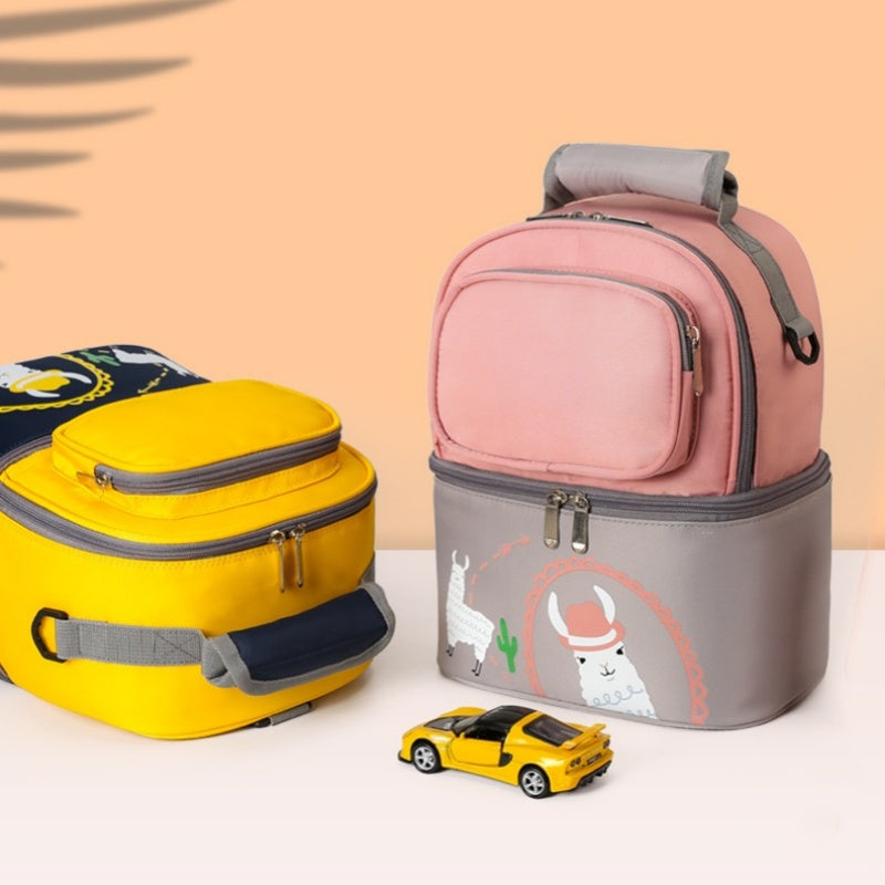 [DFC] New back milk bag, breast milk preservation cold storage ice bag, cartoon multi-functional mother and baby bag, heat preservation bag，It weighs approximately 350g