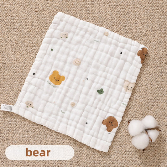 [DFC] Newborn Baby Drool Bibs Ultra Soft Gauze Washcloths Multi Use Essentials