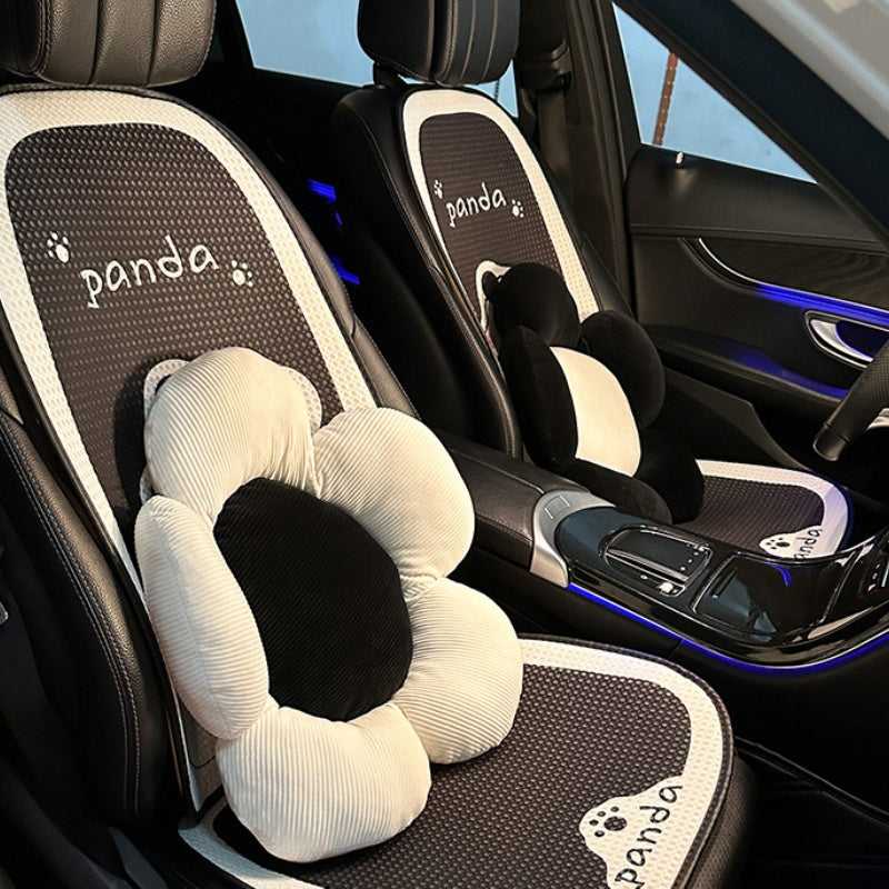 [DFC] Car waist cushion, home cushion, all-season universal waist protection, car pillow, cute flower, soft and comfortable