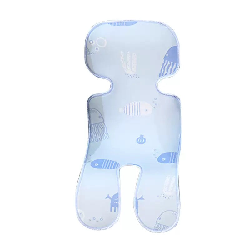 [DFC] Baby ice silk stroller mat, baby stroller mat, newborn stroller mat, ice silk stroller mat, summer special comfortable and skin-friendly mat, Weight 120g