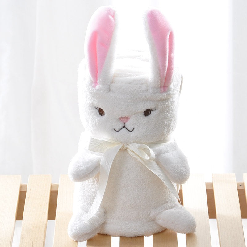 [DFC] Baby Embroidered Small Blanket,Cartoon Children's Blanket,Baby Nap Blanket, Comfortable And Skin-friendly Blanket Windproof And Warm Blanket