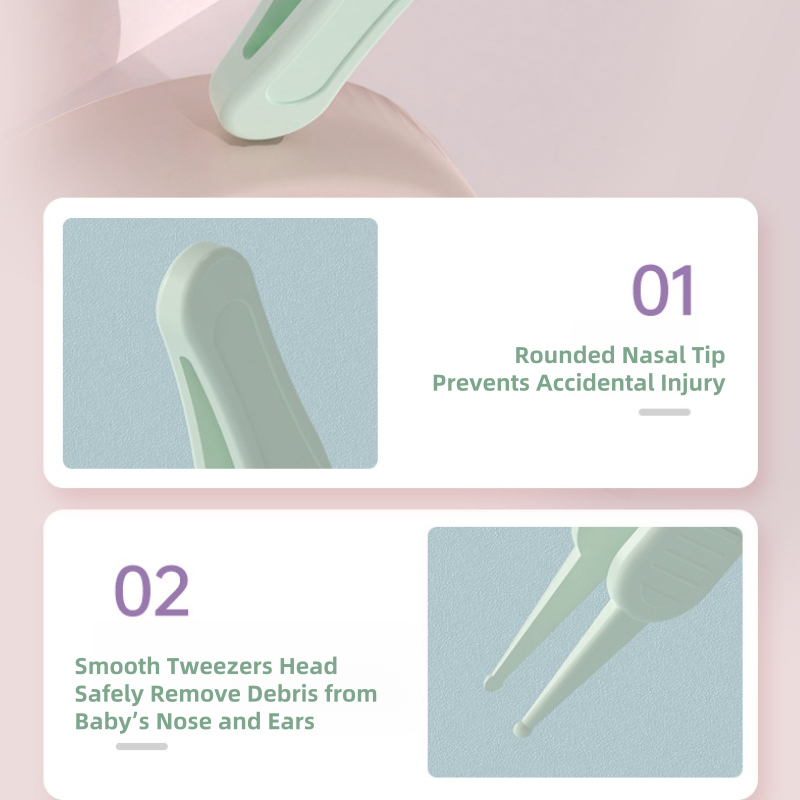 [DFC] Cute Baby Nail Clippers Set for Newborns Safe Scissors Trimming Kit Essential Infant Care Tool