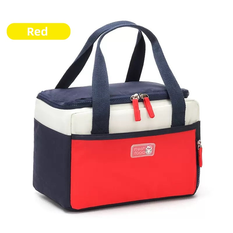 [DFC] Insulated lunch bag, portable picnic bento bag, thickened aluminum foil non-woven fabric lunch box bag  Insulated lunch box bag for commuting to work weight 300g