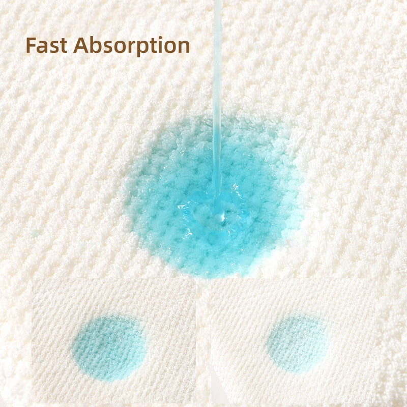 [DFC] Baby Bath Towel Plush Quick Dry Soft Newborn Swim Wrap Hygienic All Season for Infants,Weight 210g