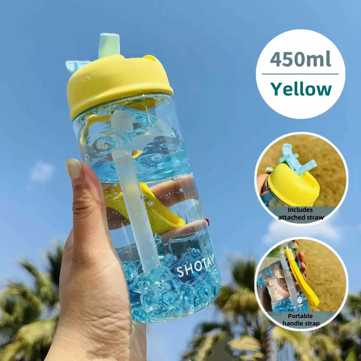 [DFC] High-appearation-level simple water cup, Tritan water cup Heat-resistant Compact and portable direct drinking cup, Learning drinking cup, Weight 116g