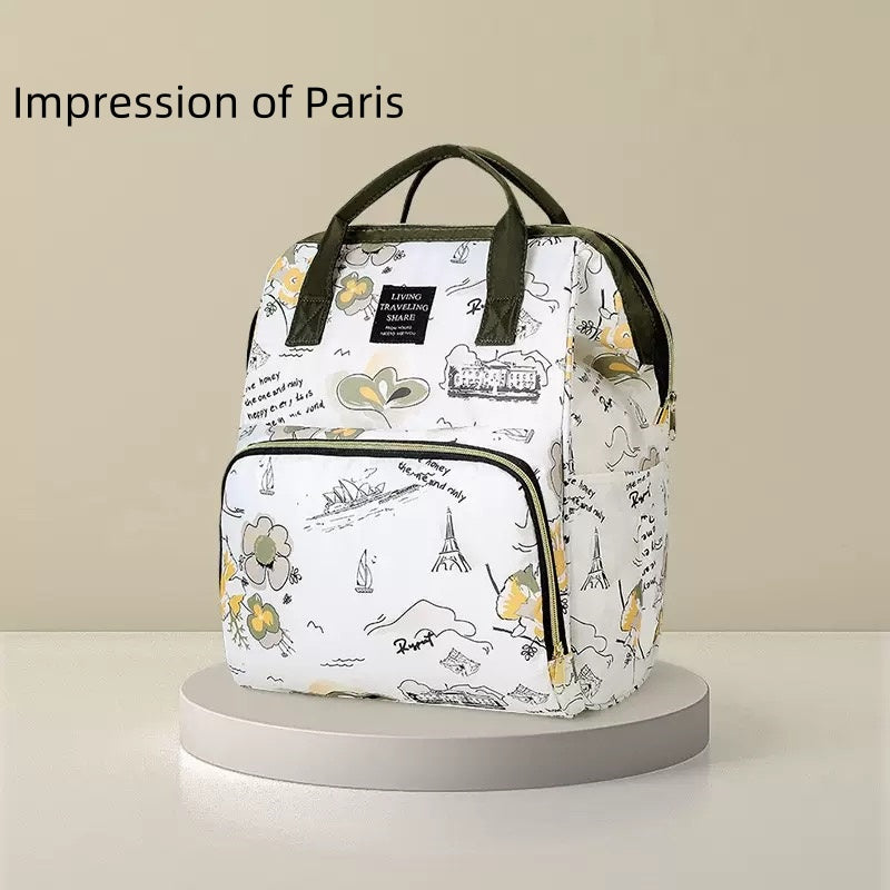 [DFC] High-quality 22 L model Mummy Bag, double-shoulder, multi-functional, large-capacity Mummy bag, Mummy bag, high-end mother and baby gift bag, upgraded Mummy backpack product weight 200g