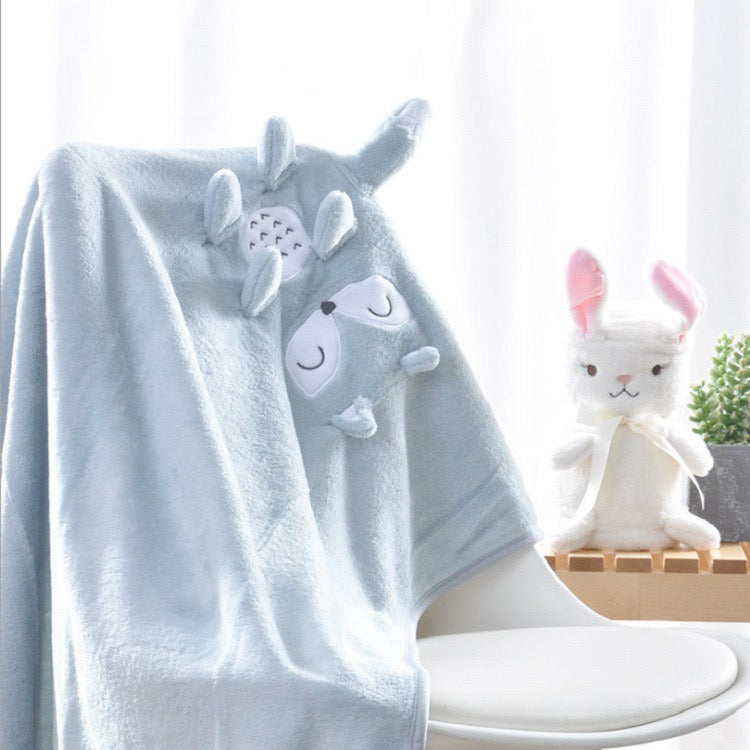 [DFC] Baby Embroidered Small Blanket,Cartoon Children's Blanket,Baby Nap Blanket, Comfortable And Skin-friendly Blanket Windproof And Warm Blanket