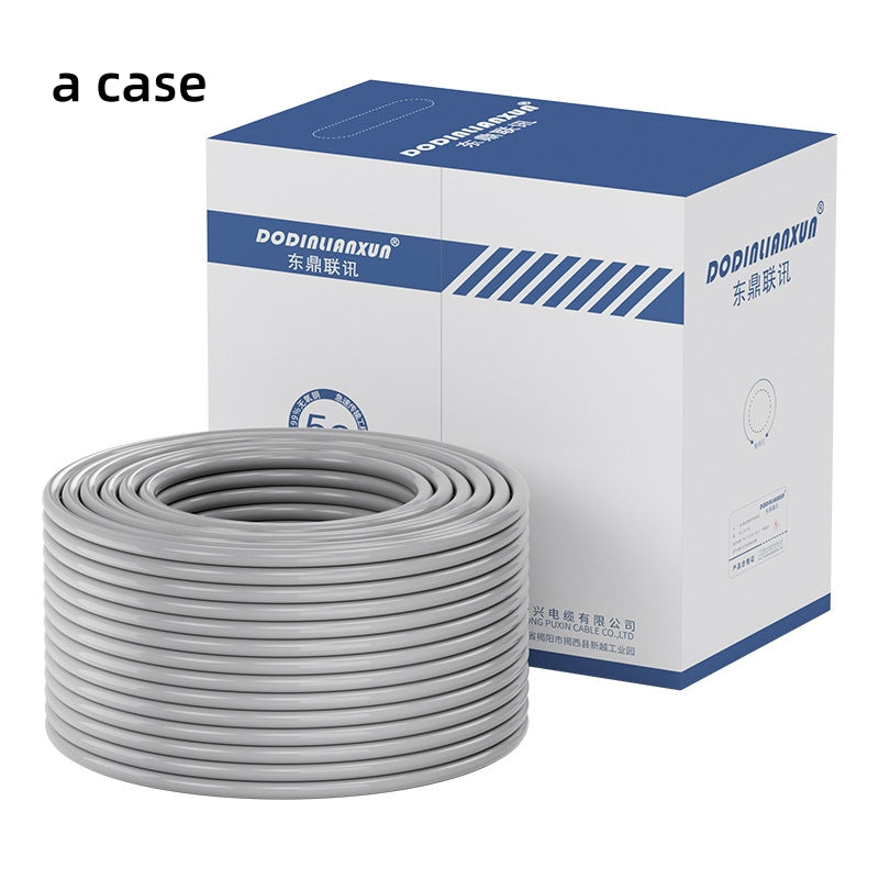[DFC] Bulk CAT5e Network Cable Oxygen Free Copper Passed FLUKE Test for Home Installation and Internet Wiring