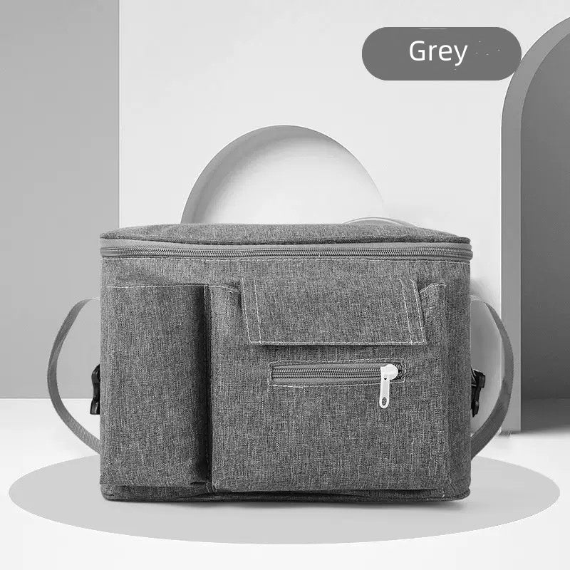 [DFC] Mummy bag,Fashionable and lightweight baby stroller, hanging bag, storage bag, baby-walking magic tool, storage bag, single-shoulder outdoor mother and baby bag,weight about 270g
