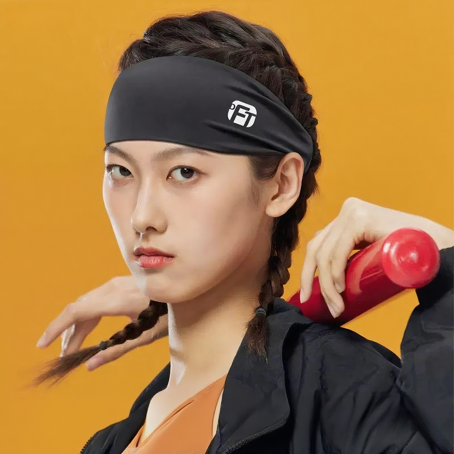 [DFC] Exercise Hair Band For Boys And Girls, Running Antiperspirant Hair Band For Boys And Girls, Fitness Anti-sweat Headscarf, Basketball And Badminton Sweat-absorbing Hair Band,Weight 14g