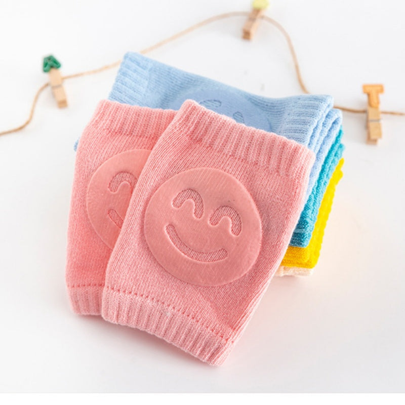 [DFC] Baby terry socks, elbow protector, toddler, crawling knee protector, baby knee protector, smiley face knee protector