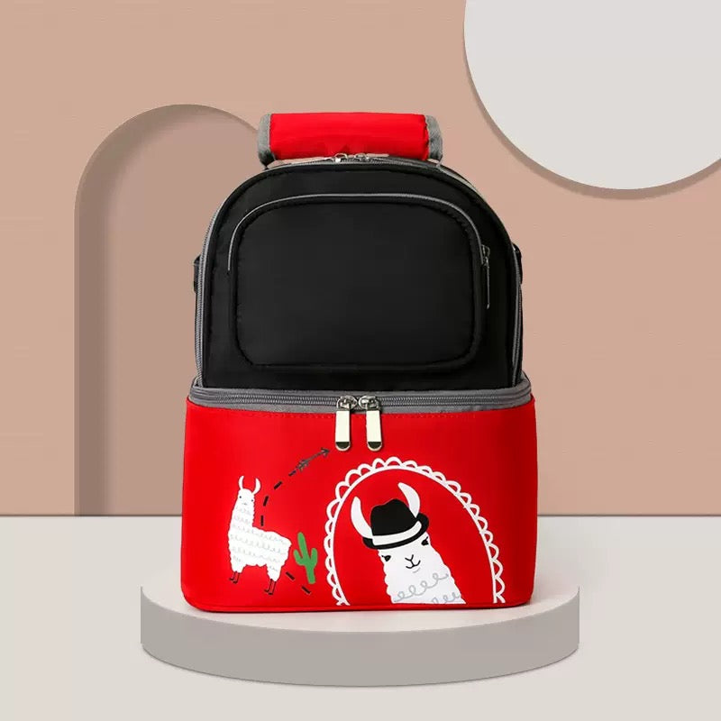 [DFC] New back milk bag, breast milk preservation cold storage ice bag, cartoon multi-functional mother and baby bag, heat preservation bag，It weighs approximately 350g